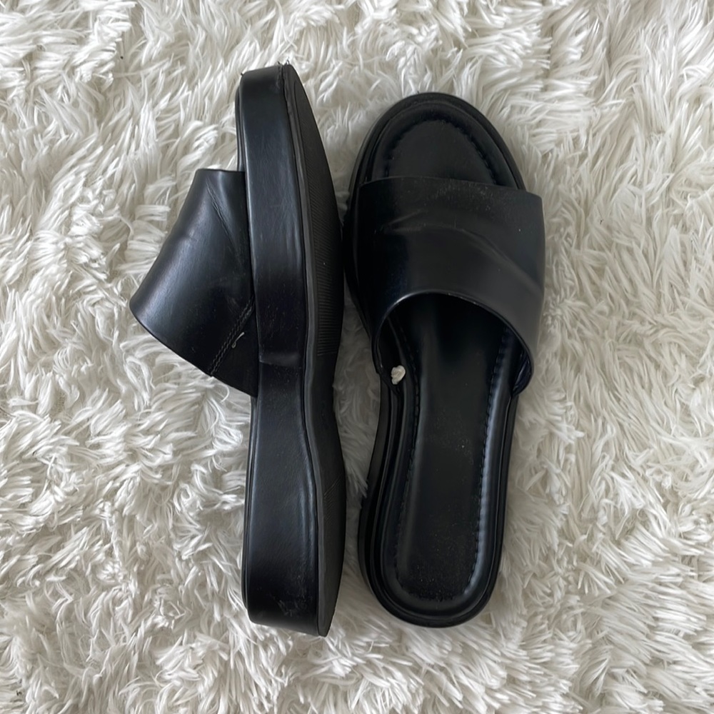 Black slip-ons